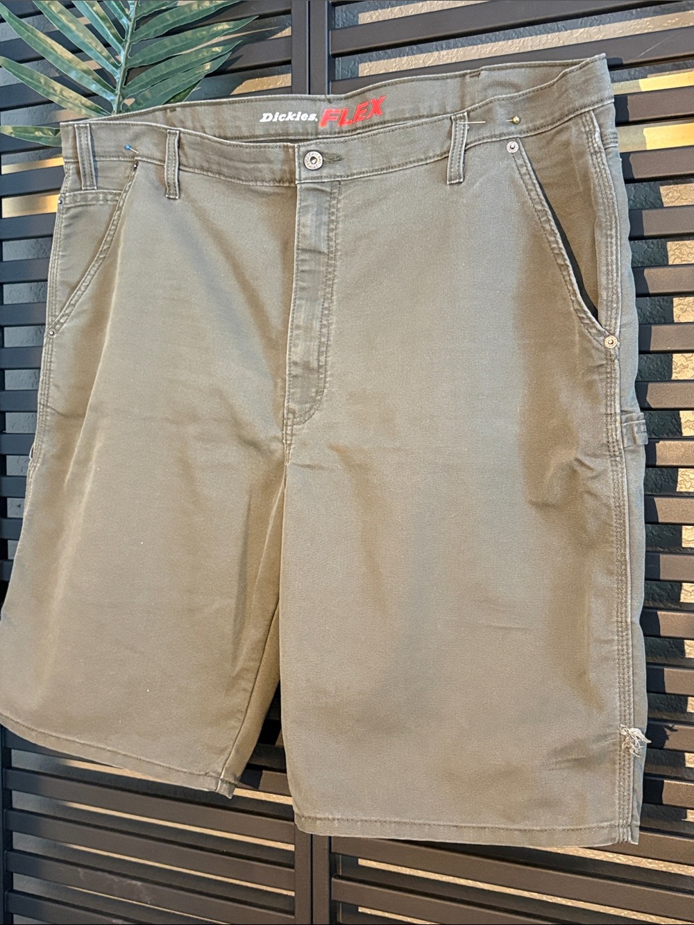 Dickies FLEX Men's Olive Green Shorts